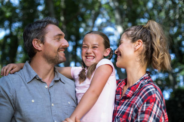 istock Laughing daughter with parents 673851386