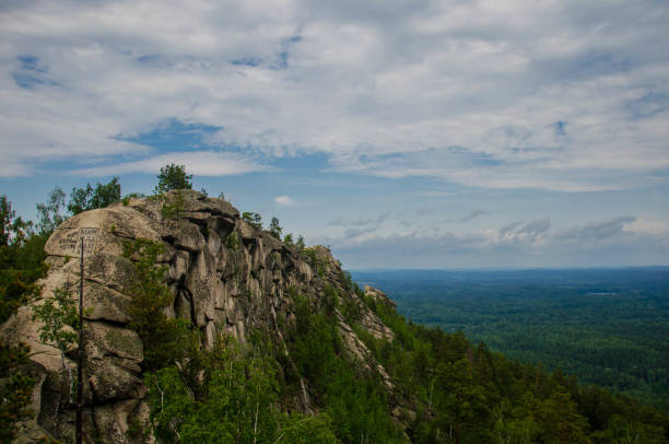 istock Mountain landscape from the top 673851516
