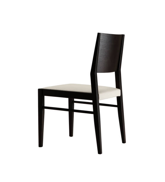 istock Elegant Wooden leather Chair 673855214