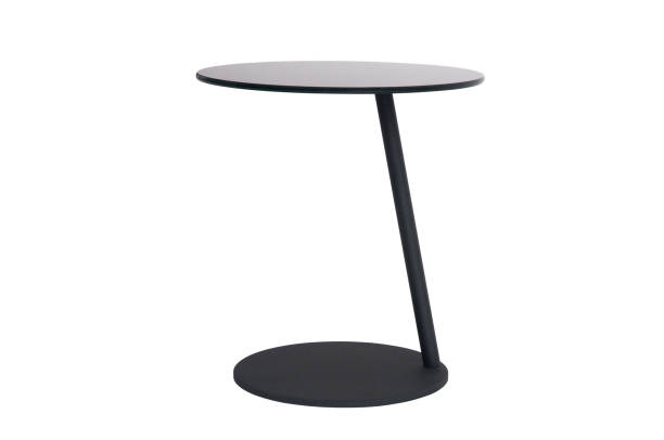istock Slanted metal round desk 673855252