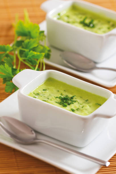 istock Homemade green sauce 673865730