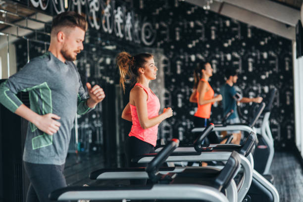 istock Running at the gym 673884550