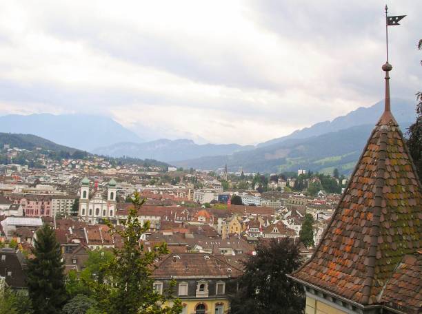 istock Architecture of Lucerne, Switzerland. 673925750