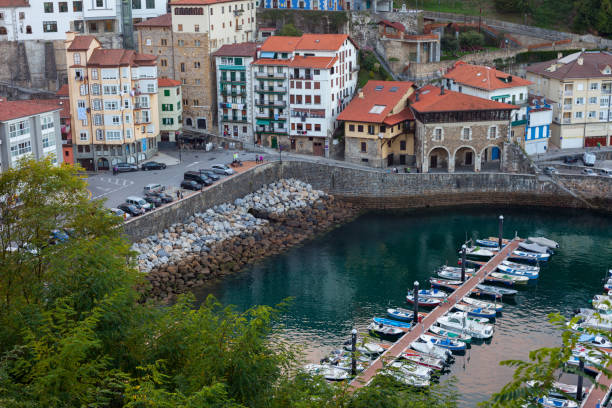 istock View of the marina in Mutriku, Spain 673926464