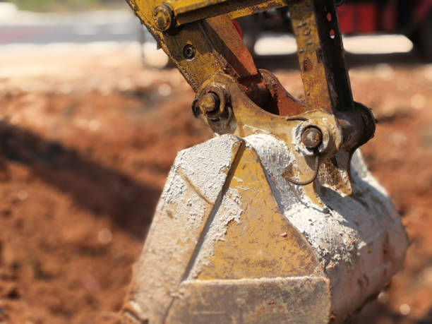 istock Loaders are working in the highway 673932618