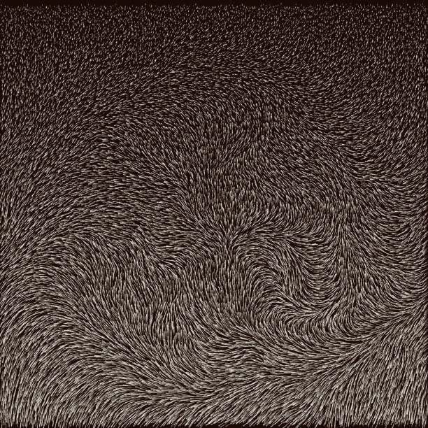 Fur of reindeer. Vector texture. Eps8. RGB. Global colors
