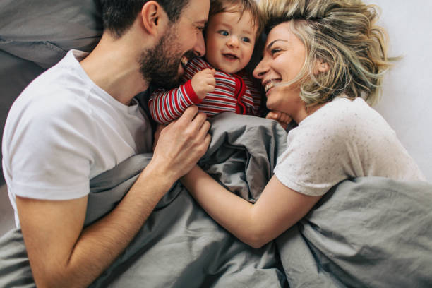 istock Morning routine with our baby boy 673953926