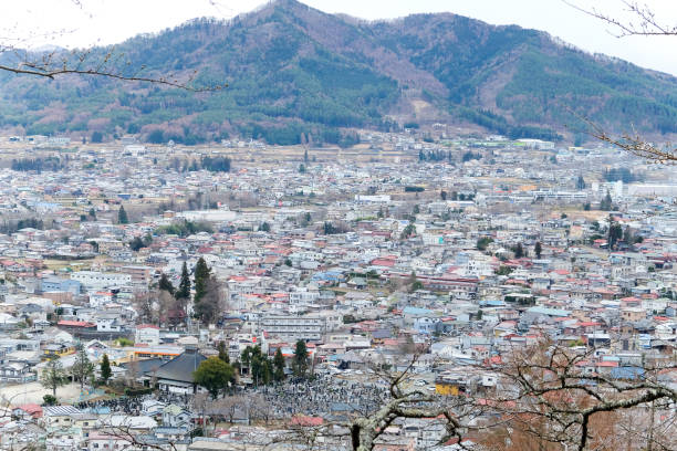 istock Kawagujiko town 673954326