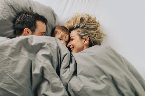 istock Morning cuddle with our baby boy 673955052