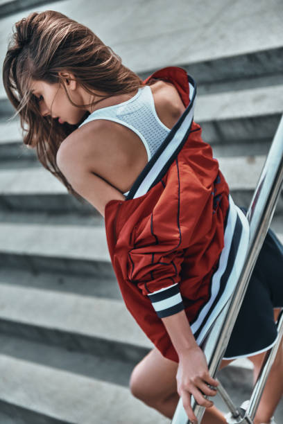 istock Making sport wear look sexy. 673964442