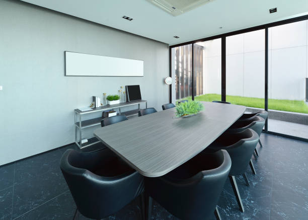 istock luxury modern meeting room interior and decoration, interior design 673983786
