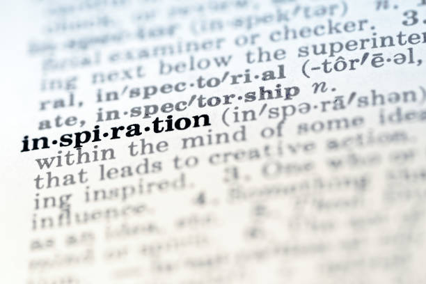 istock Definition of word inspiration in dictionary 673997854