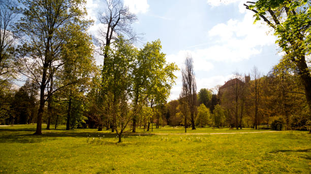 istock city park in Prague 673999086