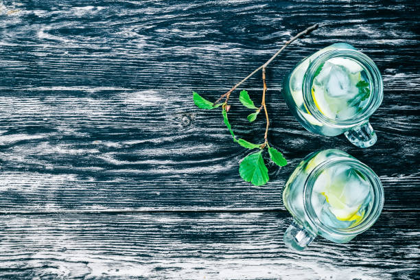 istock Detox water with lemon and rosemary 674035232