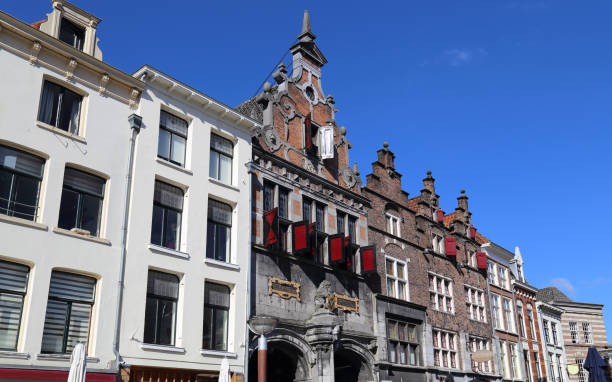 istock Historical buildings in Nijmegen, Holland 674041616