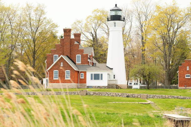 istock Port Sanilac Lighthouse, built in 1886 674042444
