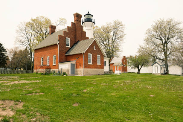 istock Port Sanilac Lighthouse, built in 1886 674042446