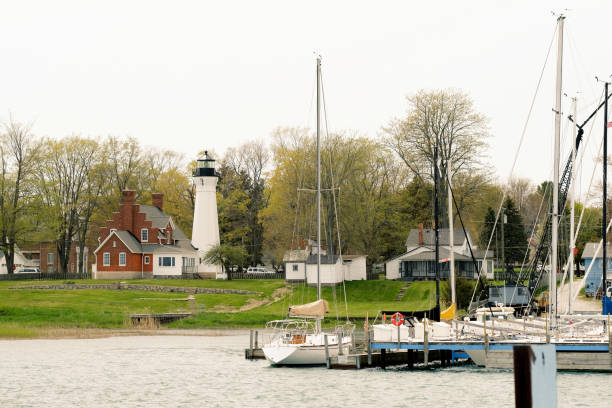 istock Port Sanilac Lighthouse, built in 1886 674042472