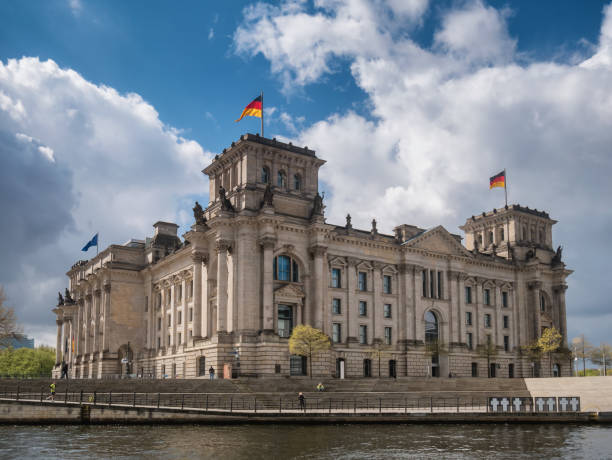 istock River Spree behind the the german Chancellery in Berlin 674091286