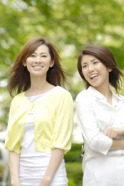 istock Fresh green and a woman 674097434