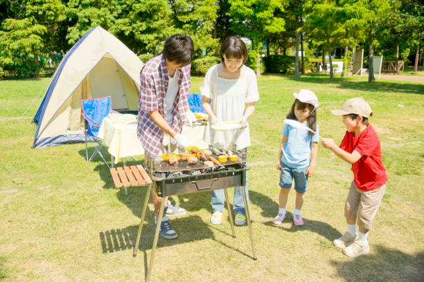 istock Families enjoy the BBQ 674113840