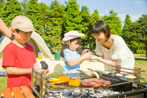 istock Families enjoy the BBQ 674114110