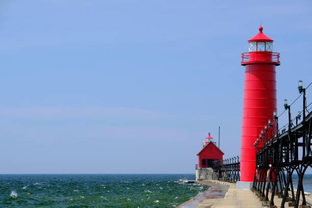 istock Grand Haven South Pierhead Inner Light, built in 1905 674121204