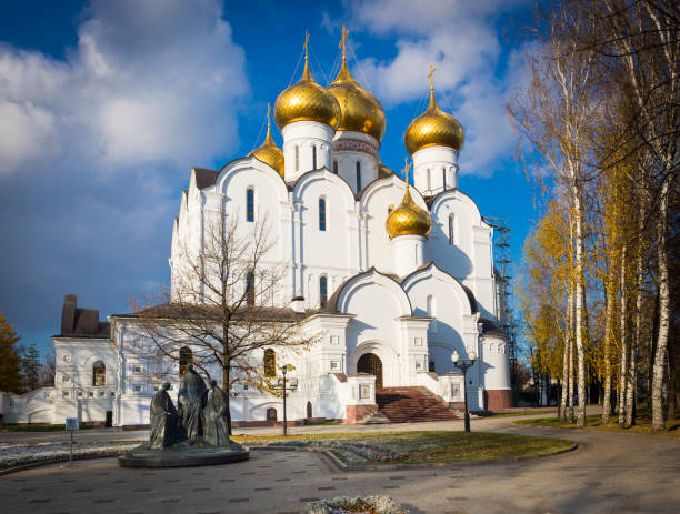 istock Assumption Cathedral in Yaroslavl at autumn 674153714