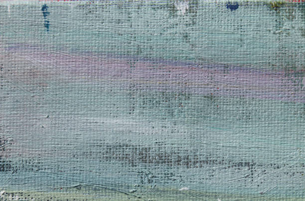 istock Abstract art background. Acrylic on canvas. Cold colors. Rough brush strokes of paint. Modern art. Contemporary art. 674163598