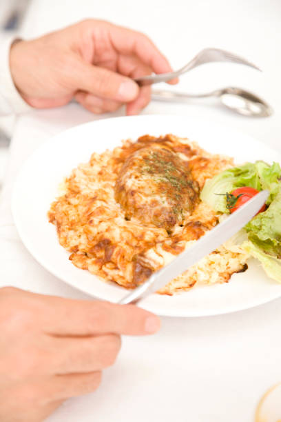 istock Hand of man to eat 674176812