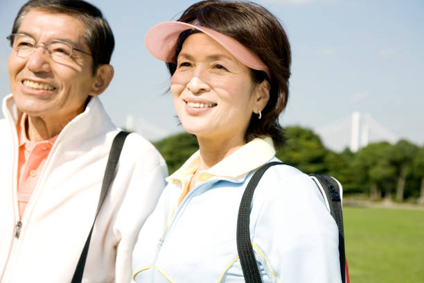 istock Married couple dressed in sweat suits 674178114