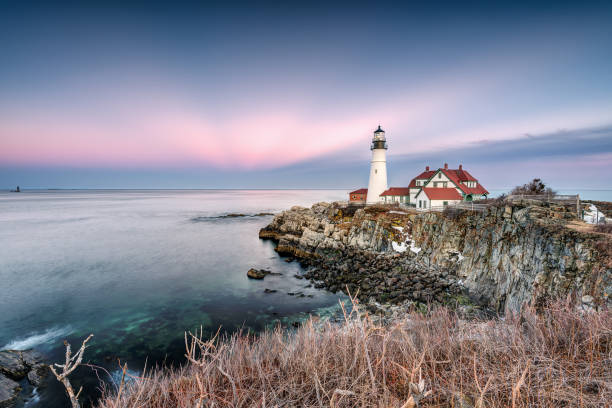 Portland Head Light, a famous lighthouse in Portland, Maine