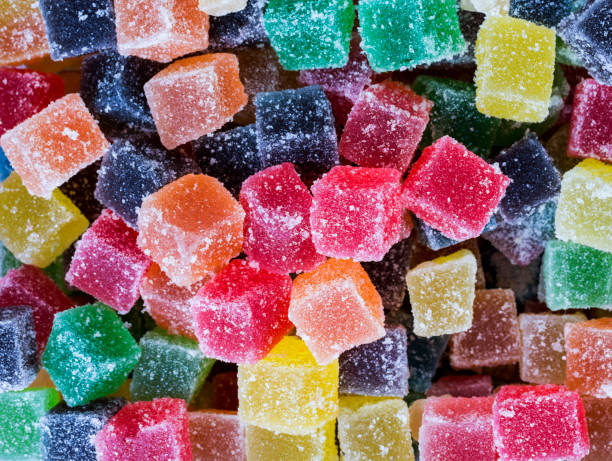 April 22nd is Jelly Bean Day ! Background from colorful soft sweets of sugar Jelly candies, 22nd april stock pictures, royalty-free photos & images