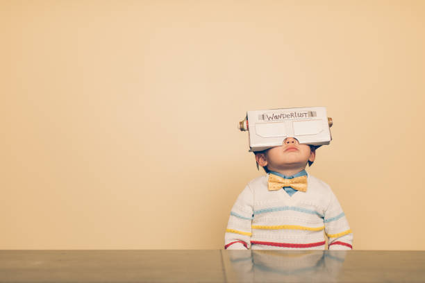 istock Young Male Nerd with Virtual Reality Headset 674187306
