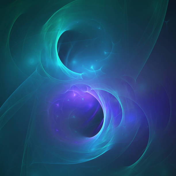 abstrakte fraktal hintergrund für kreatives gestalten - fractal nebula infinity backgrounds stock-grafiken, -clipart, -cartoons und -symbole