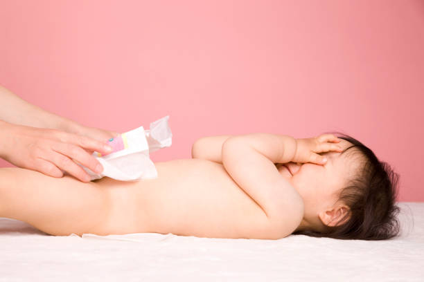 istock I changed the diaper baby 674200646