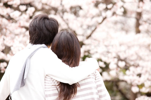 istock Rear view of a couple snuggling 674207672