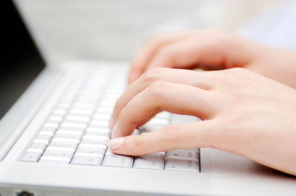 istock Women hit the laptop at hand 674214232