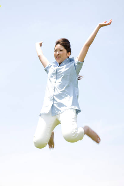 istock Jump to women 674215088
