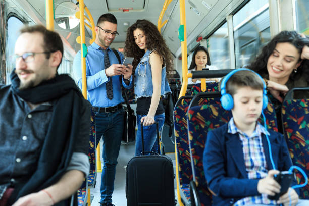 istock Young couple traveling and using smart phone 674220262