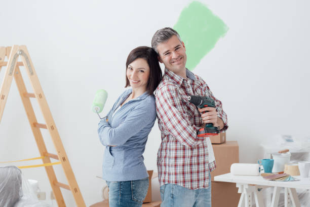 istock Couple doing home renovations 674227814