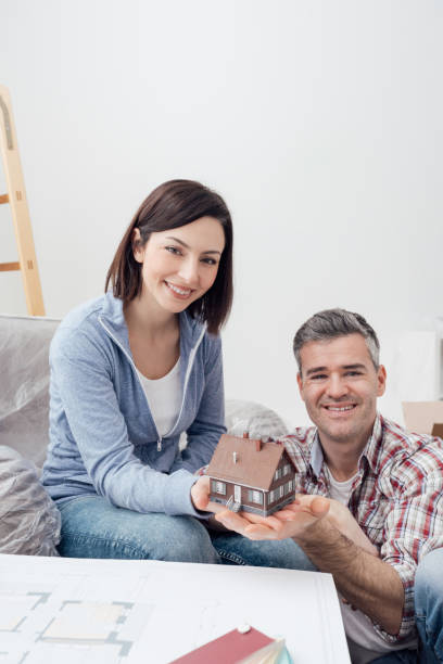 istock Couple building their dream house 674227886