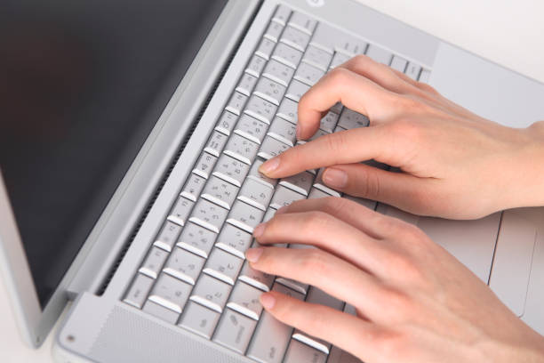 istock Women hit the PC keyboard 674241150