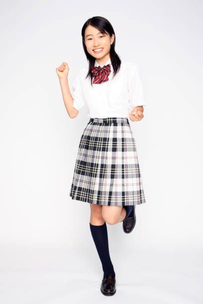 istock Portrait of female high school students 674243570