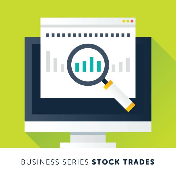 Stock Trades Stock Trades Illustration. Flat Style Vector. perimeter formula stock illustrations