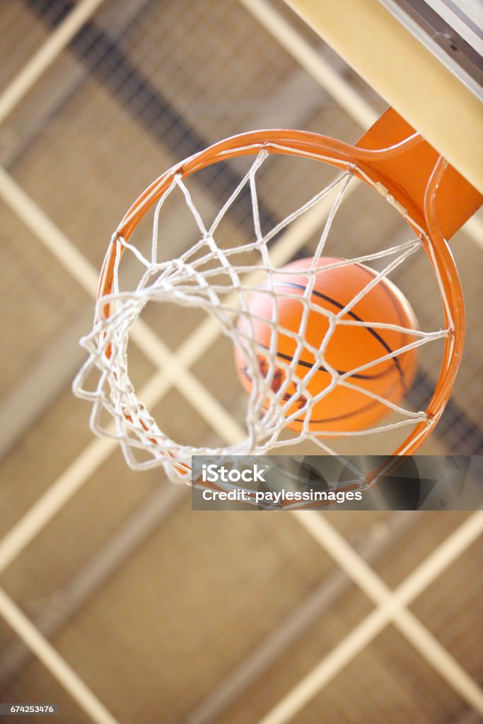 Anel de basquete - Foto de stock de Basquete royalty-free