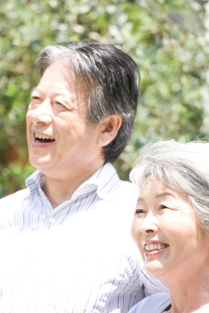 istock An elderly couple have to laugh 674254036