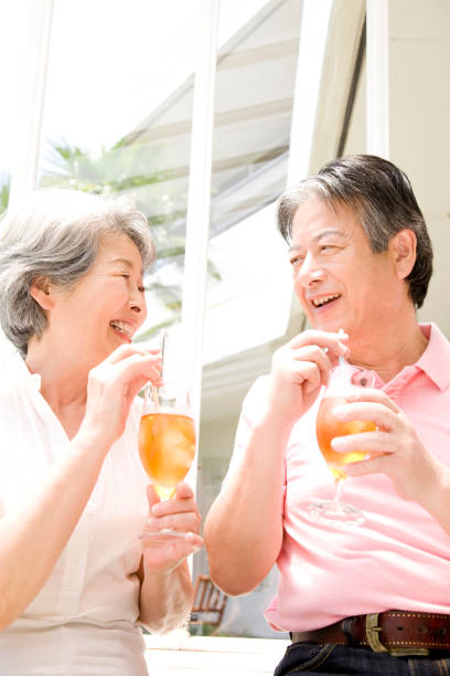 istock An old couple drink iced tea 674257338