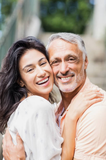 istock Portrait of happy couple 674264576