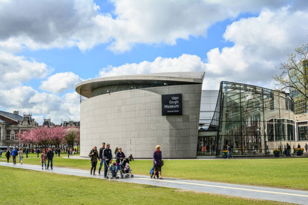 Van Gogh Museum Museumplein In Amsterdam Netherlands Stock Photo - Download  Image Now - iStock